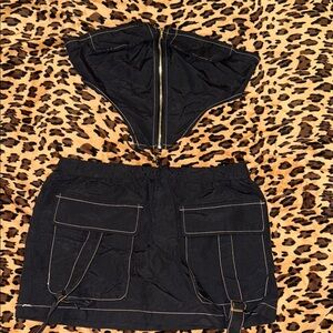 SHEIN Black Two-Piece Outfit